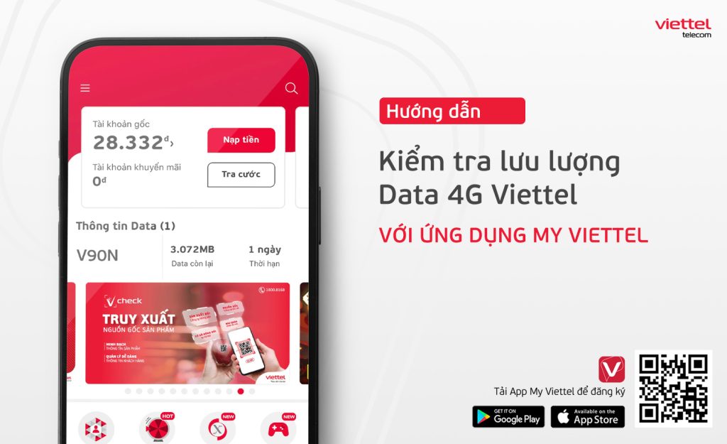 Kiểm tra data 4G